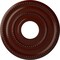 Ekena Millwork Valeriano Ceiling Medallion (Canopies up to 6 1/4"), 12 1/8"OD x 3 5/8"ID x 3/4"P, Brushed Mahogany CM12VABMF - alternate 1